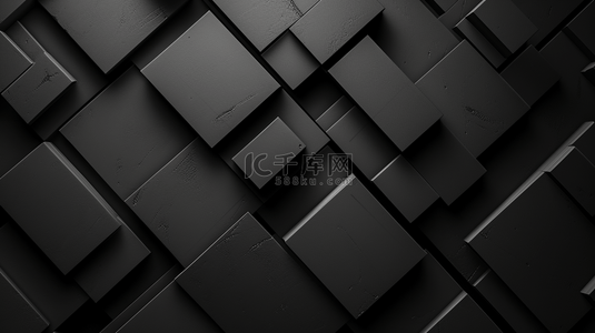 黑色方块方格排列图案图形的背景5
