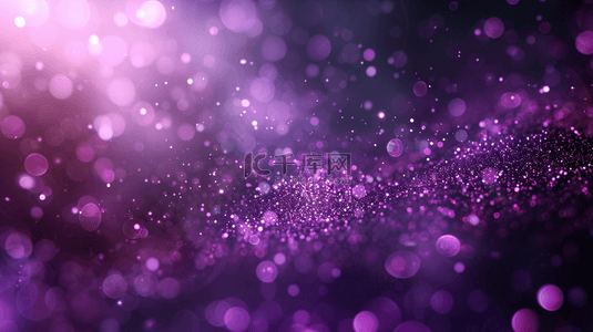 紫色浪漫星光闪耀的空间内背景3