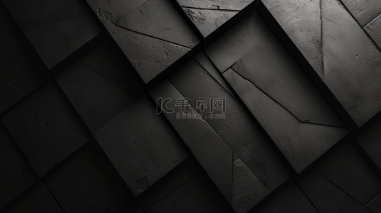 几何图案酷炫背景图片_黑色方块方格排列图案图形的背景18