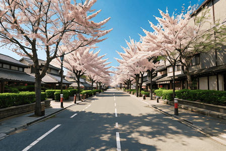 日本樱花季摄影照片_日本旅游樱花风景摄影照片9