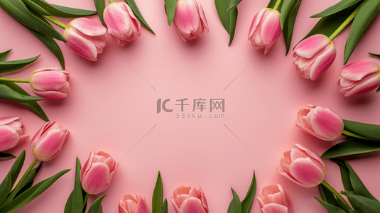 浪漫女神节玫瑰花摆放的背景图13