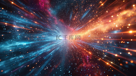 粒子运动轨迹太空速度背景图片