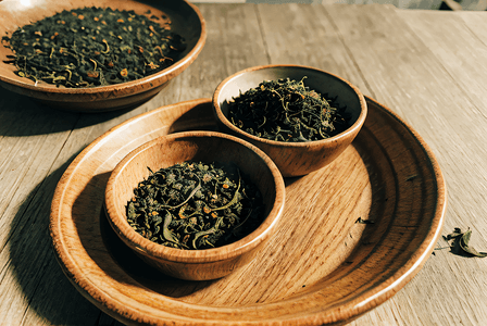 中式传统绿茶摄影图片9
