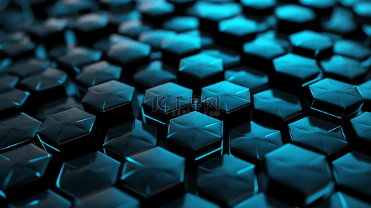 节能键盘背景图片_黑色几何图形光效背景9