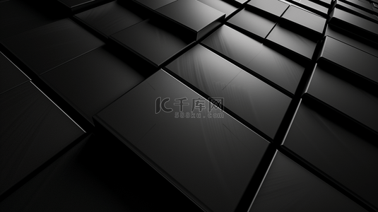 黑色方块方格排列图案图形的背景11