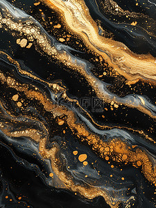 黑色金色素材背景图片_黑色和金色奢华石材纹理素材