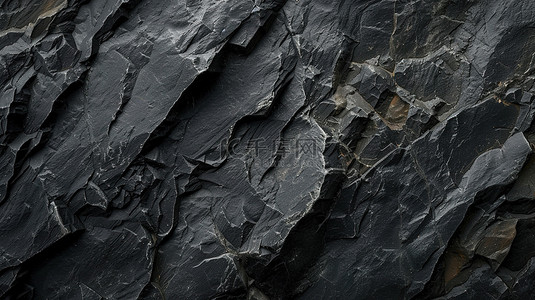 黑色岩石深灰色石头纹理背景素材