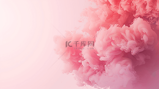 手绘渐变红色背景图片_红色烟雾感创意背景18