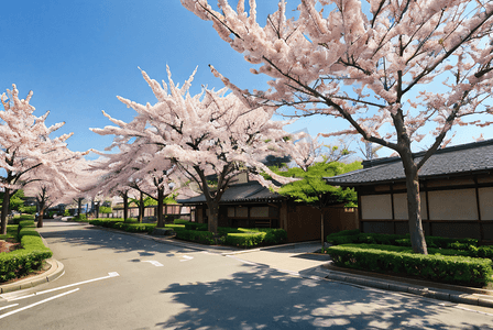 日本樱花季摄影照片_日本旅游樱花风景摄影照片7