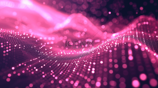 粉红色星光闪耀的网状纹理质感的背景3