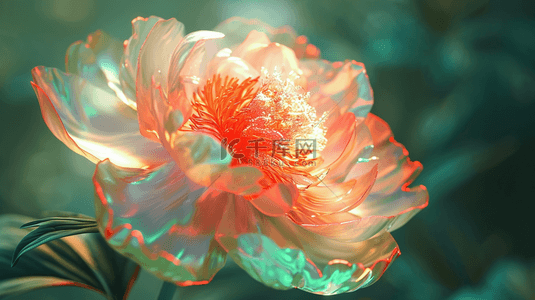 鲜花透明背景图片_一朵盛开的鲜花唯美背景7