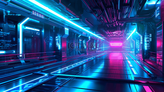 彩色科技空间感线条流线纹理隧道背景8