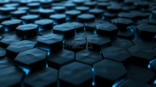 节能键盘背景图片_黑色几何图形光效背景6