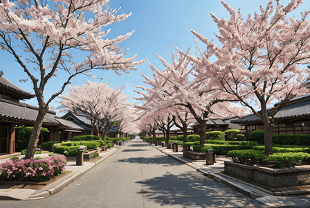 日本旅游樱花风景摄影图片6