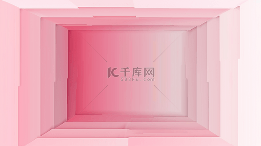 女神节妇女节粉色透视空间设计图
