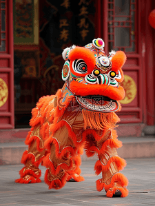 经典中国风背景图片_中国风传统舞狮背景12