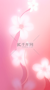 妇女节花朵背景背景图片_粉色妇女节女神节花朵背景