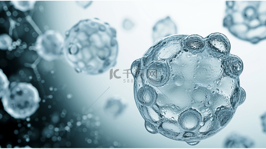科技智能生物基因细胞DNA背景图16