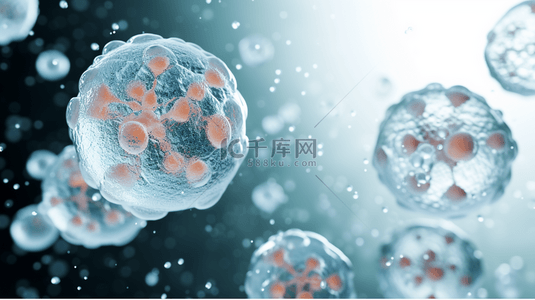 网络安全纯色背景图片_科技智能生物基因细胞DNA背景图1