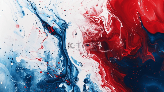彩色水粉背景图片_彩色流体质感抽象背景13