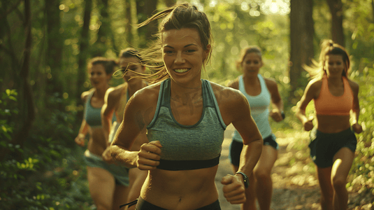跑步女性人像摄影6