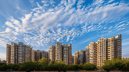 房产证章摄影照片_现代城市住宅小区19