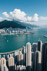 香港维多利亚美丽的风景图3摄影配图
