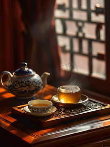 传统工艺制作的春茶照片