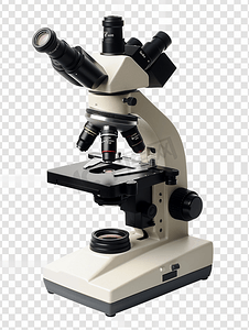 医疗人员使用显微镜