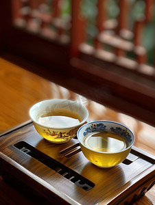 传统工艺制作的春茶高清摄影图
