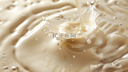 广式花纹背景图片_白色简约牛奶泼墨飞溅的背景2