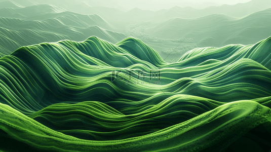 绿色渐变纹理山坡山脉的背景11