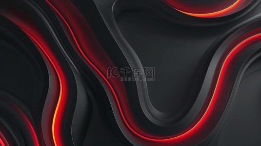 黑色的线条背景图片_红黑色流线线条质感纹理的背景16