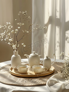 中国茶艺品茶春茶高清摄影图