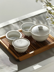 中国茶艺品茶春茶高清图片