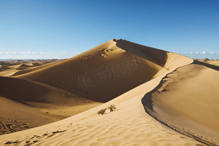 白天沙漠航拍摄影图片7