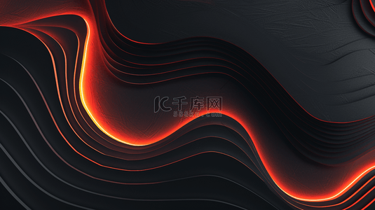 红黑色流线线条质感纹理的背景18