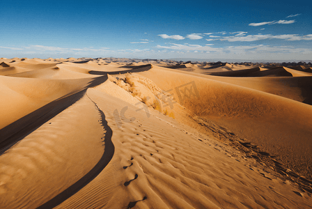 白天沙漠航拍摄影图3