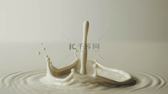 白色牛奶飞溅水滴的背景12