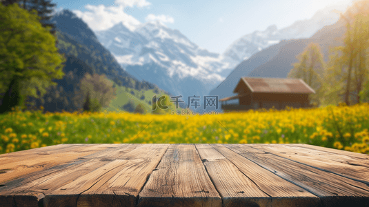 自然风景静谧背景图片_户外场景木板自然风景山脉的背景5