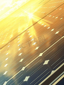 环保的太阳能发电板