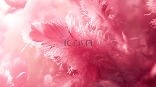 粉色温馨质感线条树叶状叶片的背景10