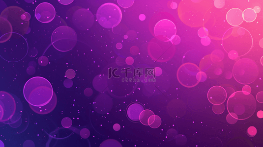 紫色泡泡梦幻背景14