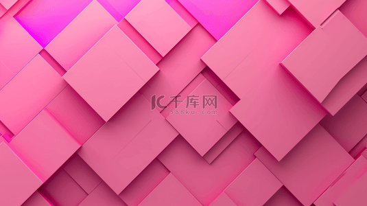 粉色简约设计图形空间感的背景3