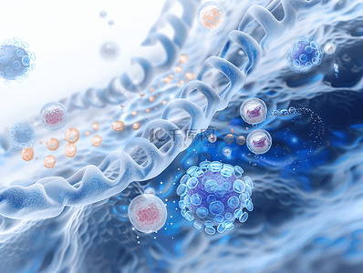 米色科技纹背景图片_细胞氨基酸生物科技1