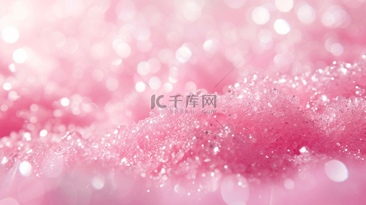 粉色晶莹剔透星光闪耀的背景1
