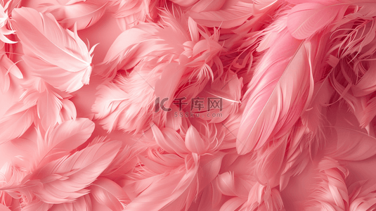 粉色温馨质感线条树叶状叶片的背景14