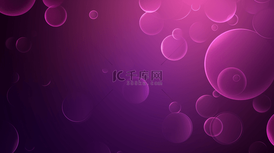 紫色泡泡梦幻背景5