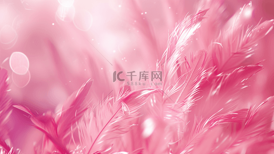 唯美梦幻背景图片_粉色温馨质感线条树叶状叶片的背景11