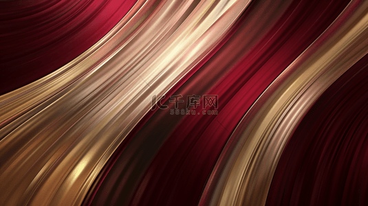 红色金色流光线条流线纹理质感背景9